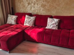 Vand coltar sufragerie Casa Rusu - Sabrina - Rosu Bordeaux, Extensibil